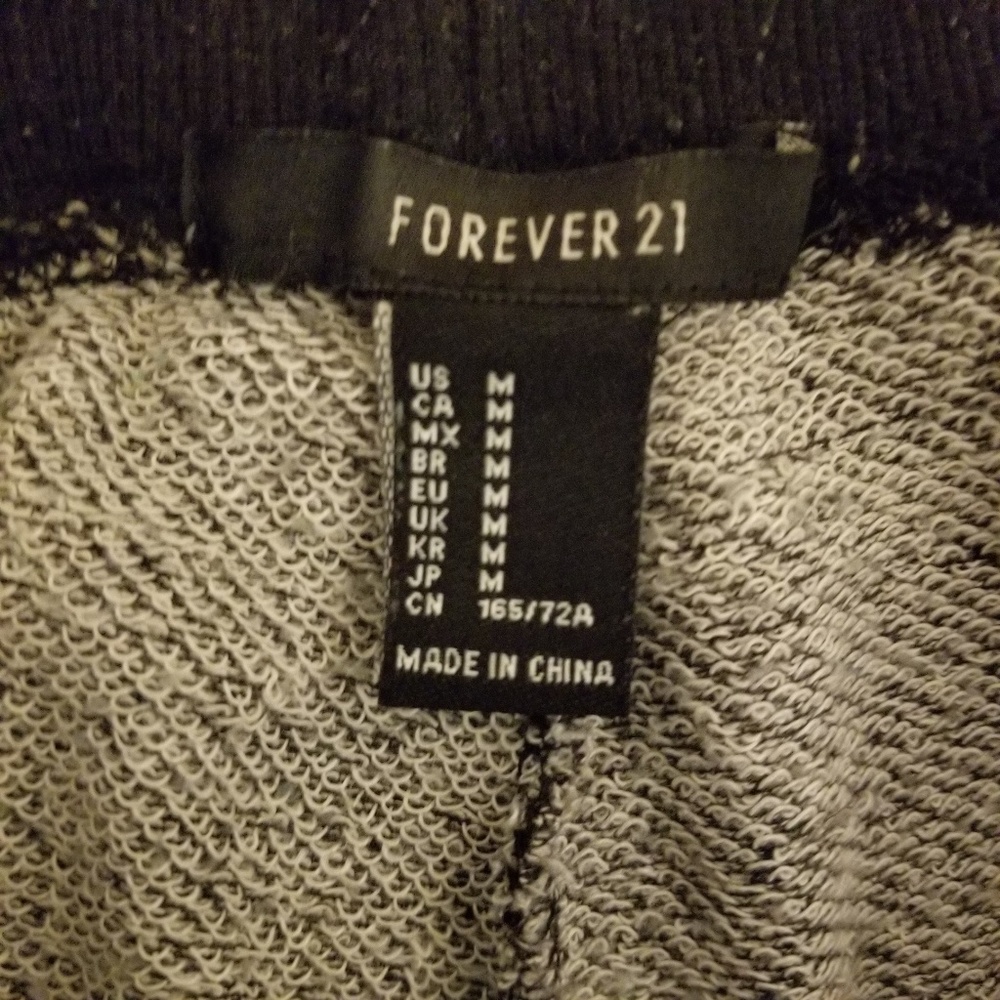 Very Nice Forever 21 Sweat Pants With Drawstrings 2 Front Pockets - Picture 2 of 6